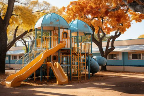 parque infantil de colores